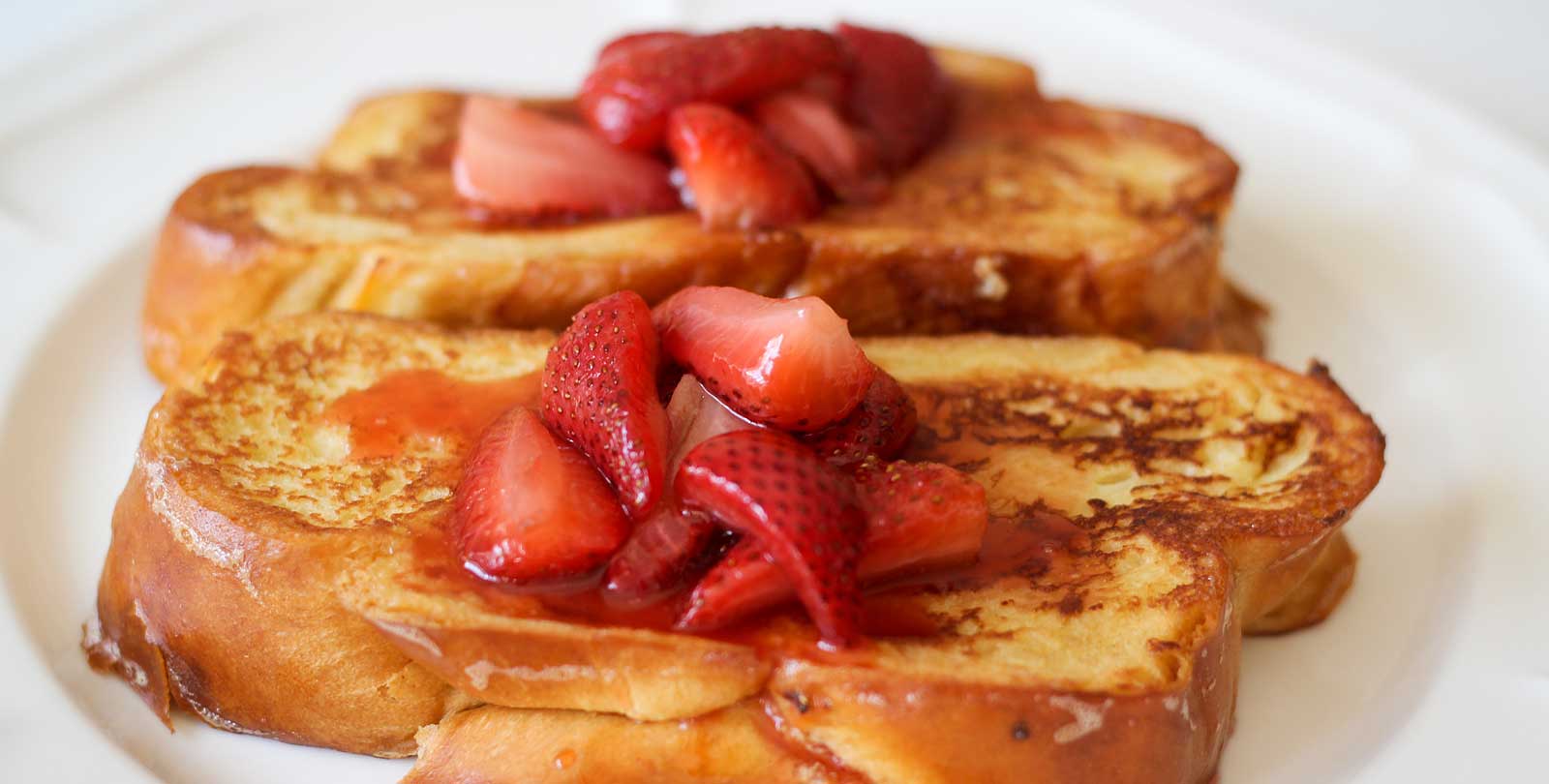 Challah French Toast with Strawberries